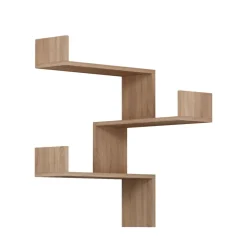 New Drawer LUCIA Étagère d'angle murale en bois L60cm