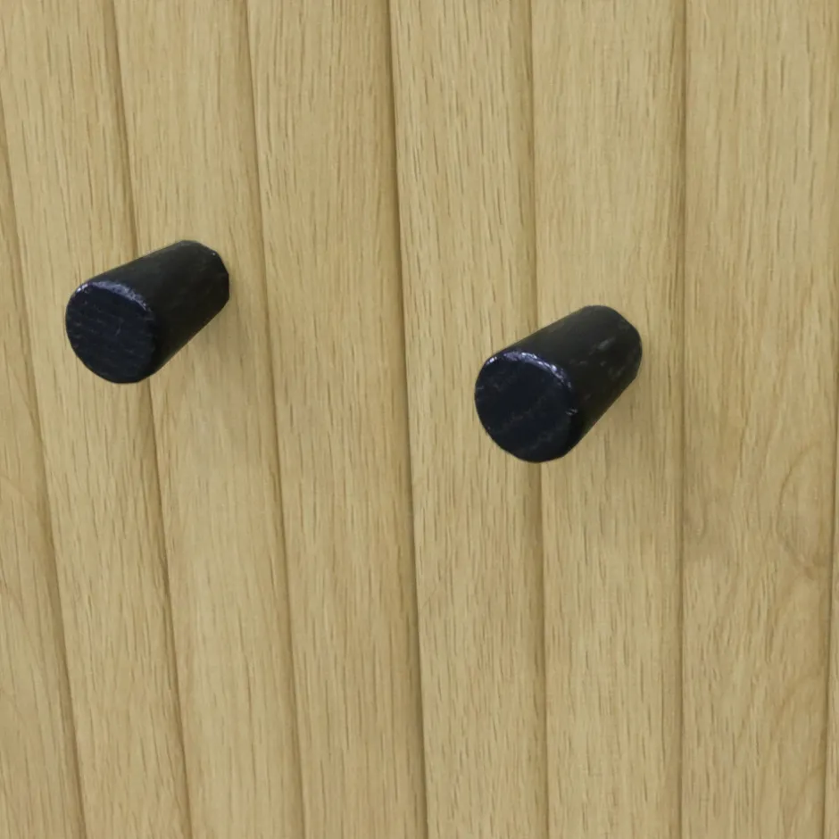 New Drawer LUCIE Buffet aux portes coulissantes en bois et métal L160cm
