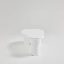 Online Drawer LUNA Table basse organique en fibre de ciment L120cm