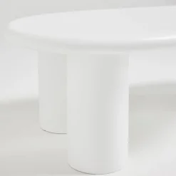 Online Drawer LUNA Table basse organique en fibre de ciment L120cm
