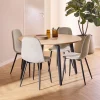 Best Drawer LUNKA Table à manger 4 personnes ronde en bois ø120cm