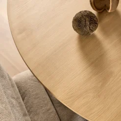Best Drawer LUNKA Table à manger 4 personnes ronde en bois ø120cm