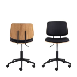 Discount Drawer LYCOREA Chaise de bureau en simili