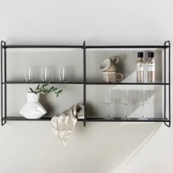 Outlet Venture Home LYON Étagère murale en métal L122cm