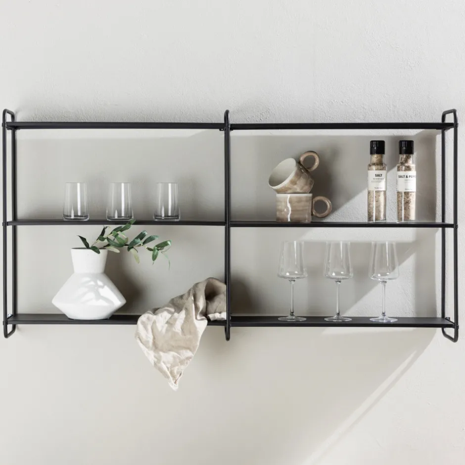 Outlet Venture Home LYON Étagère murale en métal L122cm