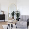 New House Nordic MADRID Miroir arc en aluminium 90x180cm