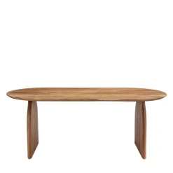 Drawer MALANG Table à manger 8 personnes en bois massif d'acacia