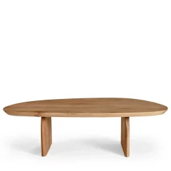 New Drawer MALANG Table basse organique en bois massif d'acacia