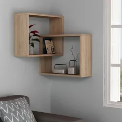 Sale Drawer MALI Étagère d'angle murale en bois L68cm