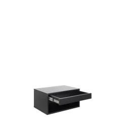 Discount Drawer MANO Table de chevet murale 1 niche, 1 tiroir en bois
