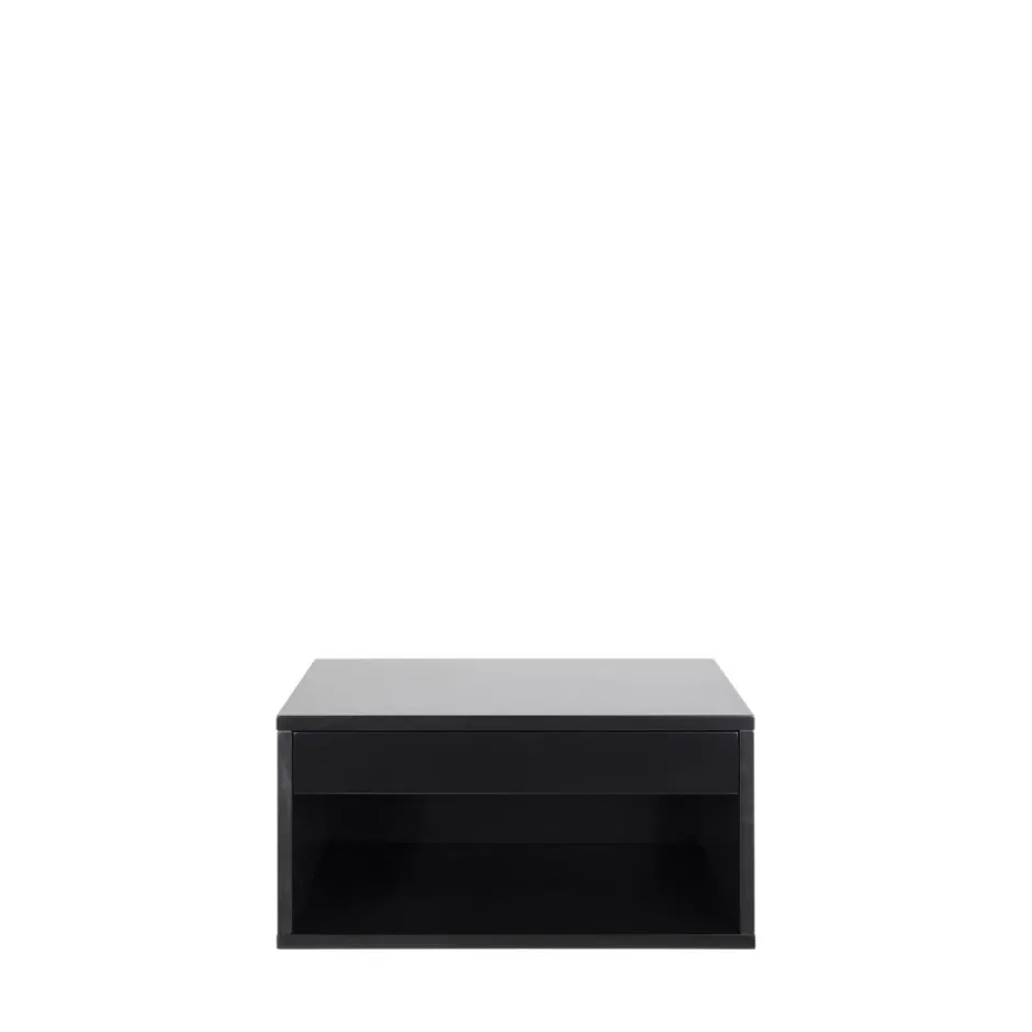 Discount Drawer MANO Table de chevet murale 1 niche, 1 tiroir en bois