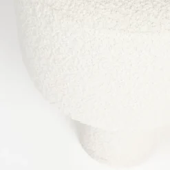 Outlet No name MARCOS Tabouret rond en tissu bouclette ø40cm