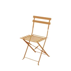 Outlet Drawer MARSEILLE Ensemble table de jardin pliante ronde bistrot et 2 chaises en métal