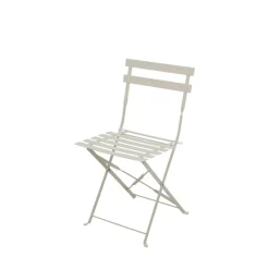 Outlet Drawer MARSEILLE Ensemble table de jardin pliante ronde bistrot et 2 chaises en métal
