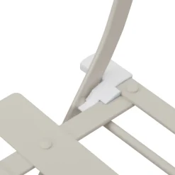 Outlet Drawer MARSEILLE Ensemble table de jardin pliante ronde bistrot et 2 chaises en métal
