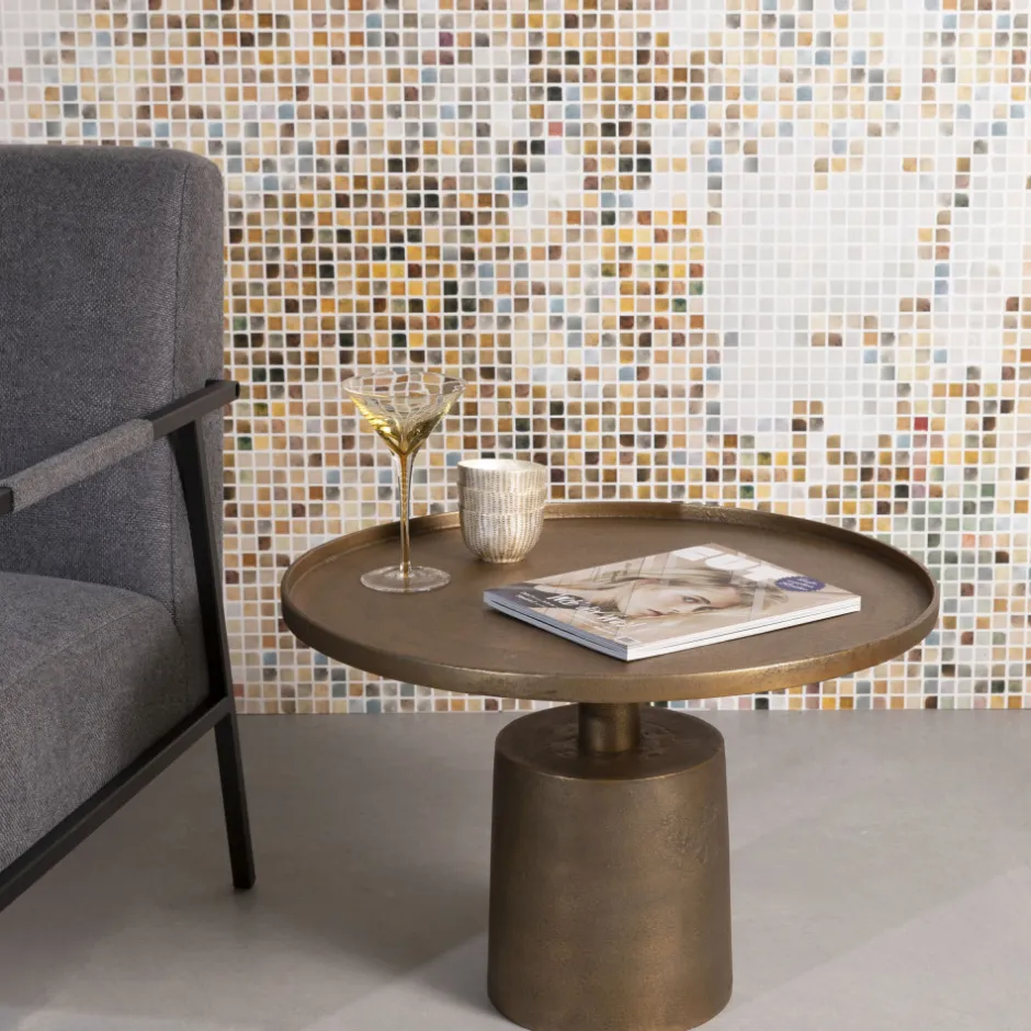 Clearance No name MASON Table basse ronde en métal ø60cm