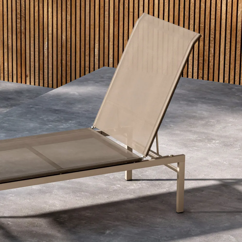 Discount Venture Home MASSIMO Chaise longue inclinable en aluminium