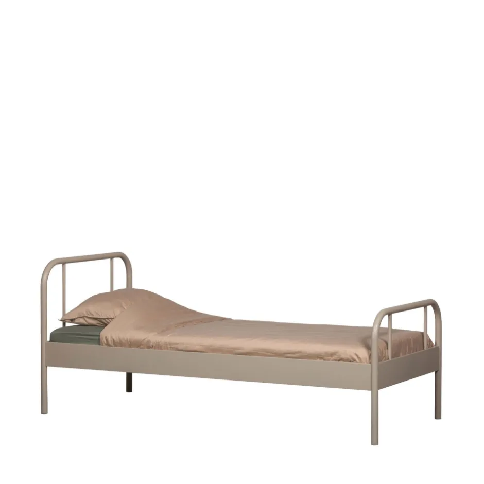 Online Woood MATA Lit simple pour enfant en métal 90x200cm