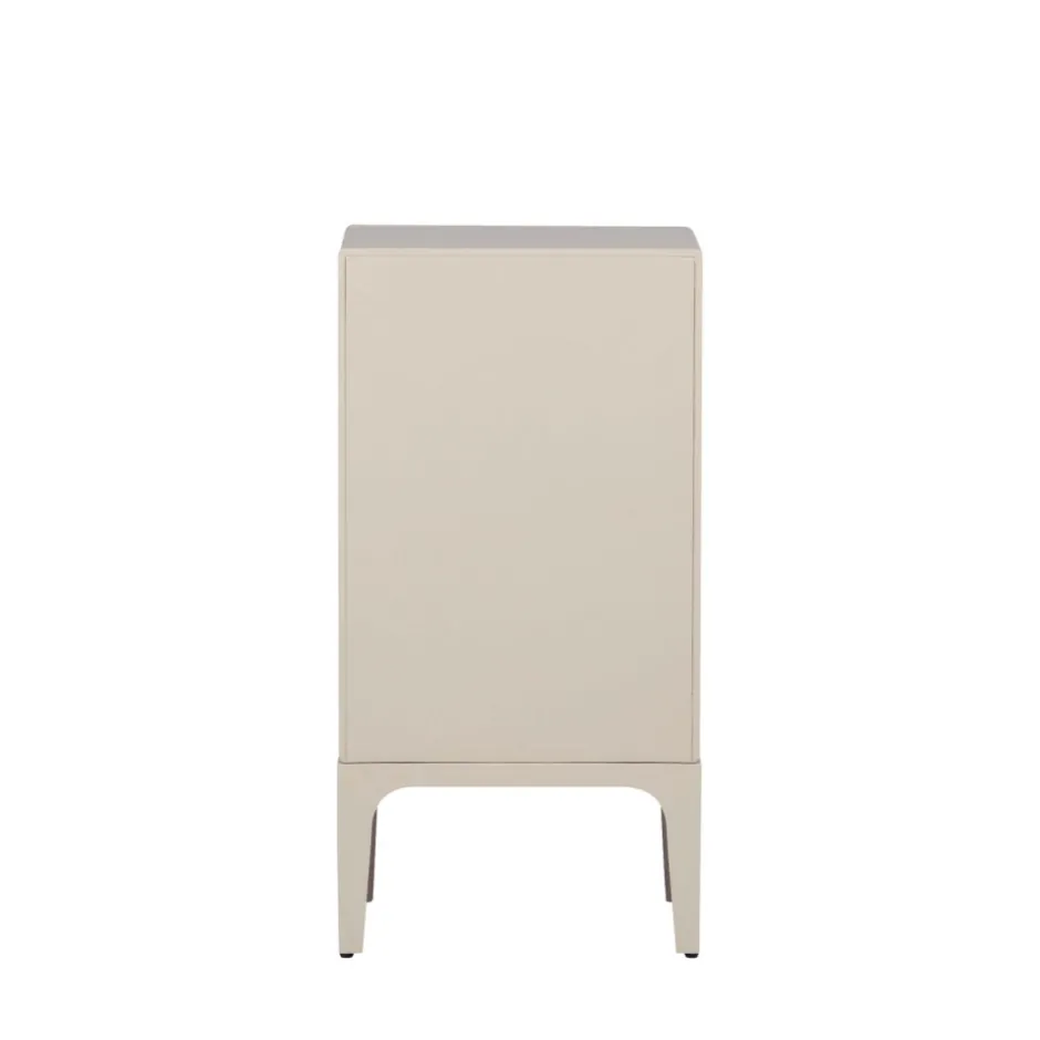 Best Woood MERGE Petit meuble de rangement 4 tiroirs en bois et métal H89cm