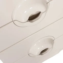 Best Woood MERGE Petit meuble de rangement 4 tiroirs en bois et métal H89cm
