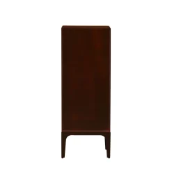 Discount Woood MERGE Petit meuble de rangement 6 tiroirs en bois et métal H120cm