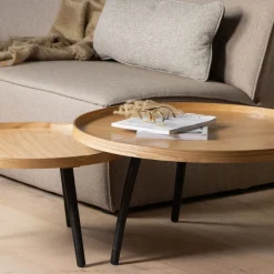 Hot Woood MESA Table d'appoint ronde bois ø60cm