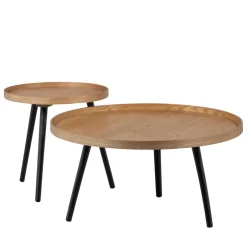 Hot Woood MESA Table d'appoint ronde bois ø60cm