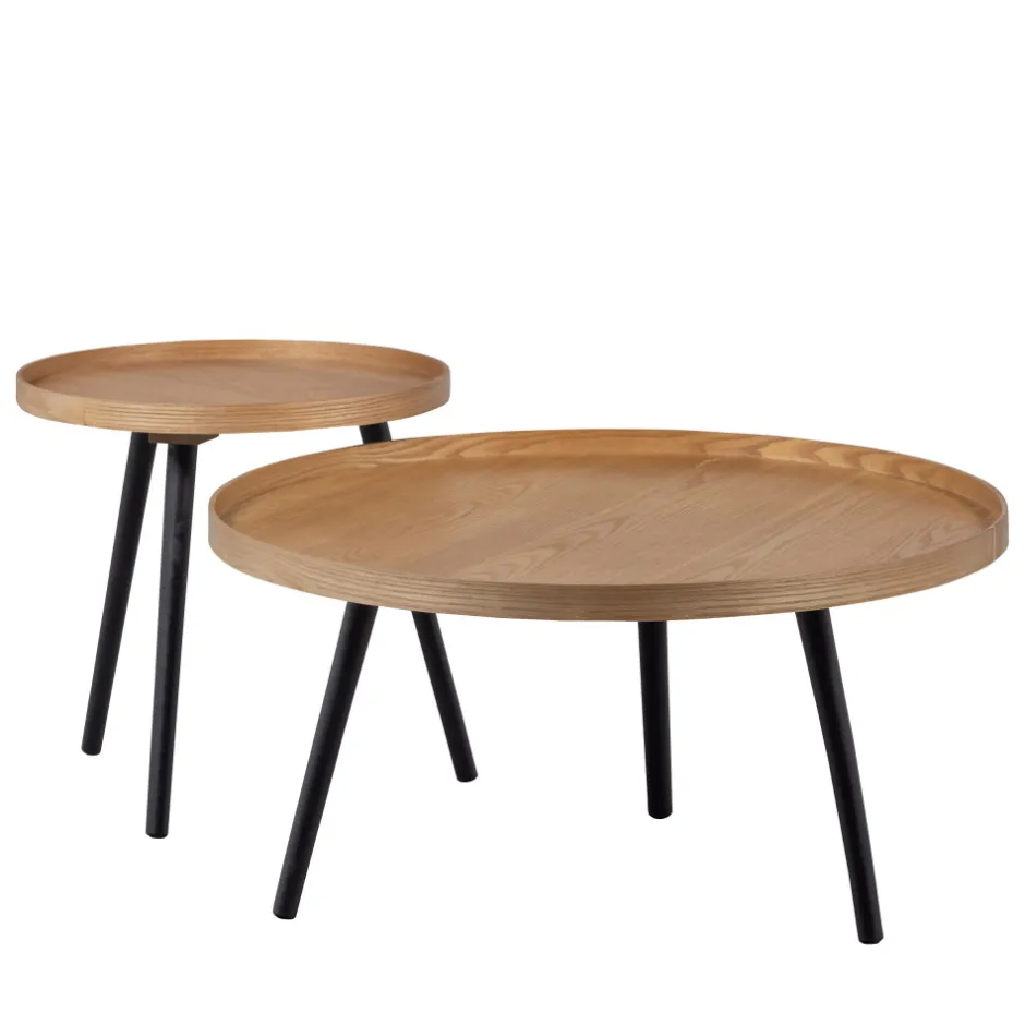 Hot Woood MESA Table d'appoint ronde bois ø60cm