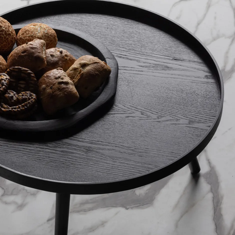Hot Woood MESA Table d'appoint ronde bois ø60cm