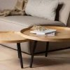 Online Woood MESA Table d'appoint ronde bois ø78cm