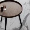 Hot Woood MESA Table d'appoint ronde en bois ø45cm