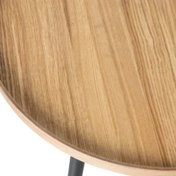 Hot Woood MESA Table d'appoint ronde en bois ø45cm