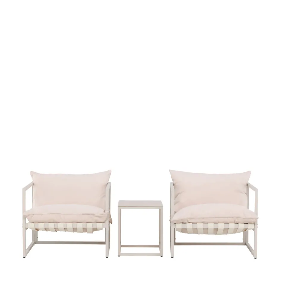 Clearance Venture Home MESSINA Salon de jardin 2 personnes en acier