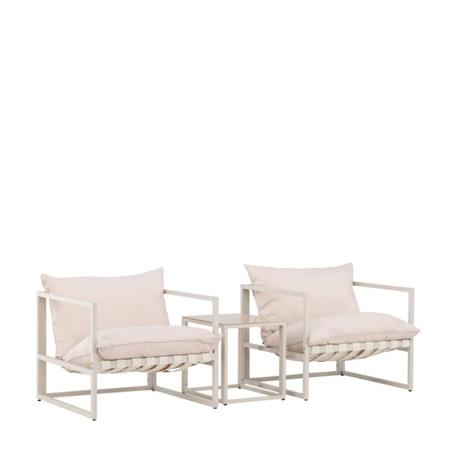 Clearance Venture Home MESSINA Salon de jardin 2 personnes en acier