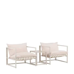 Clearance Venture Home MESSINA Salon de jardin 2 personnes en acier