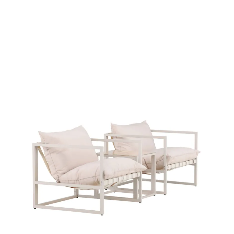 Clearance Venture Home MESSINA Salon de jardin 2 personnes en acier