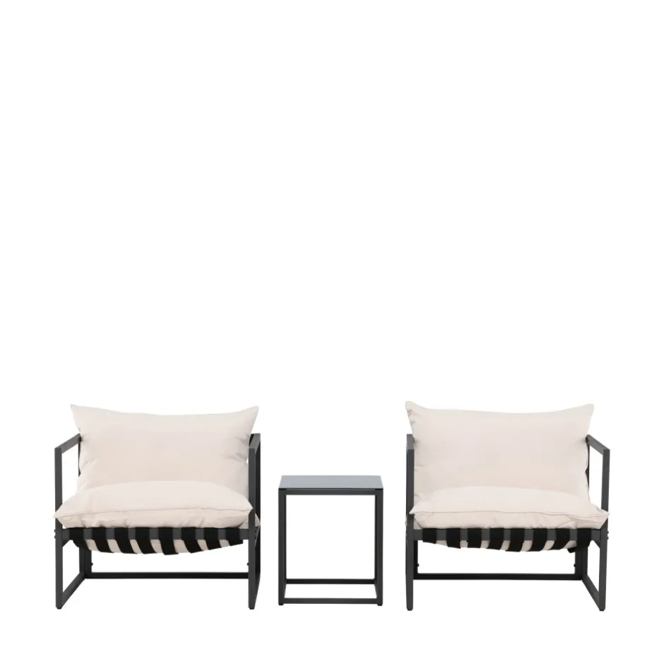 Clearance Venture Home MESSINA Salon de jardin 2 personnes en acier