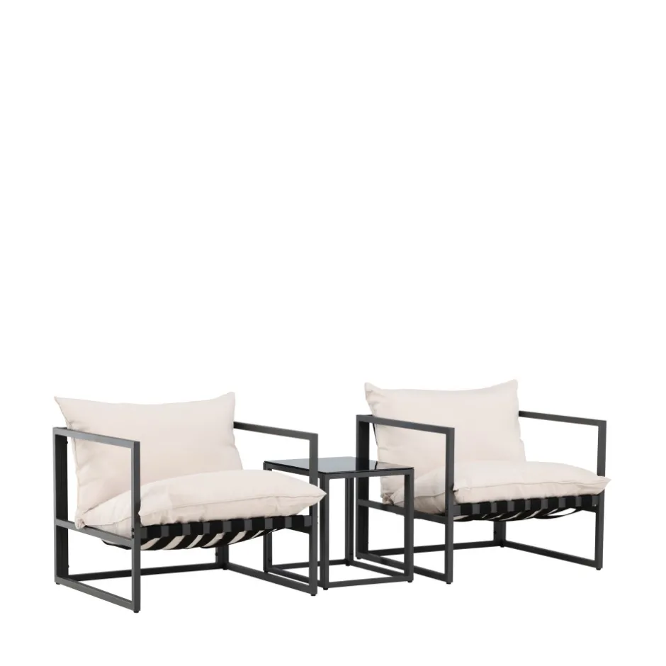 Clearance Venture Home MESSINA Salon de jardin 2 personnes en acier