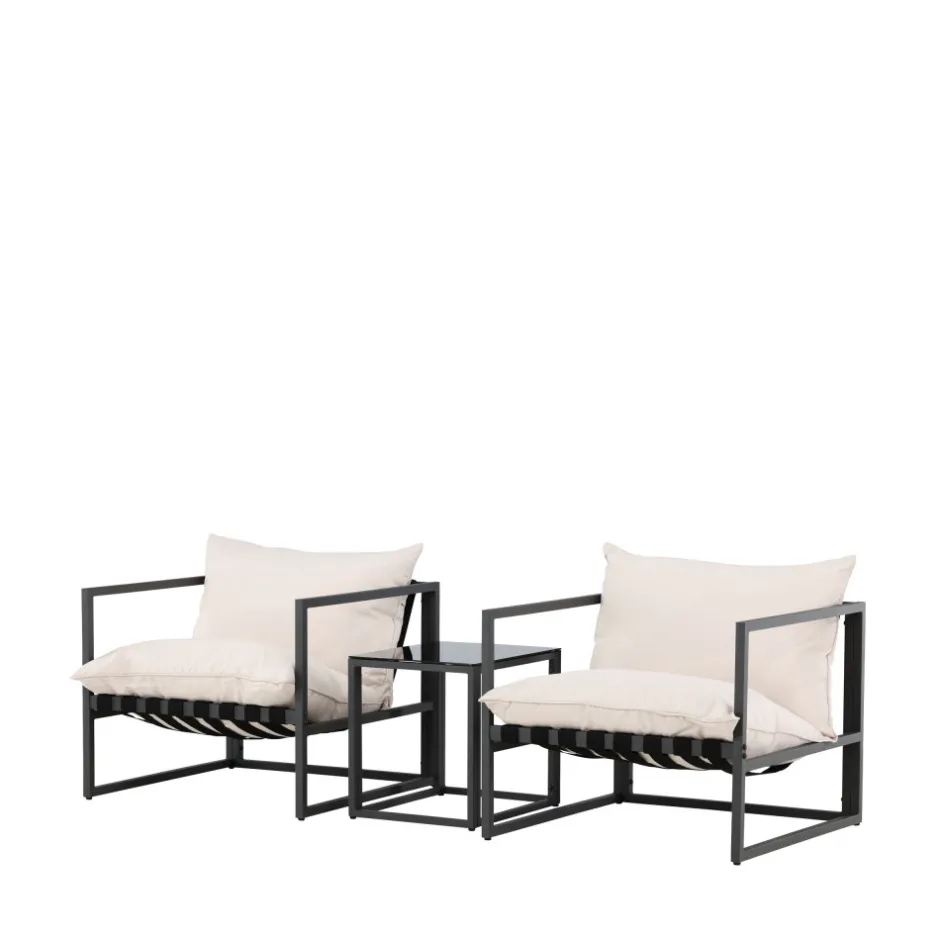 Clearance Venture Home MESSINA Salon de jardin 2 personnes en acier