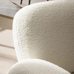 Best Drawer MIO Fauteuil en tissu bouclette