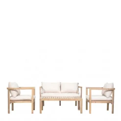 Drawer MIRANA Salon de jardin 4 personnes en bois d'acacia
