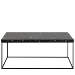 Online Drawer MIXO Table basse en effet marbre et métal 110x55cm