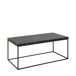 Online Drawer MIXO Table basse en effet marbre et métal 110x55cm
