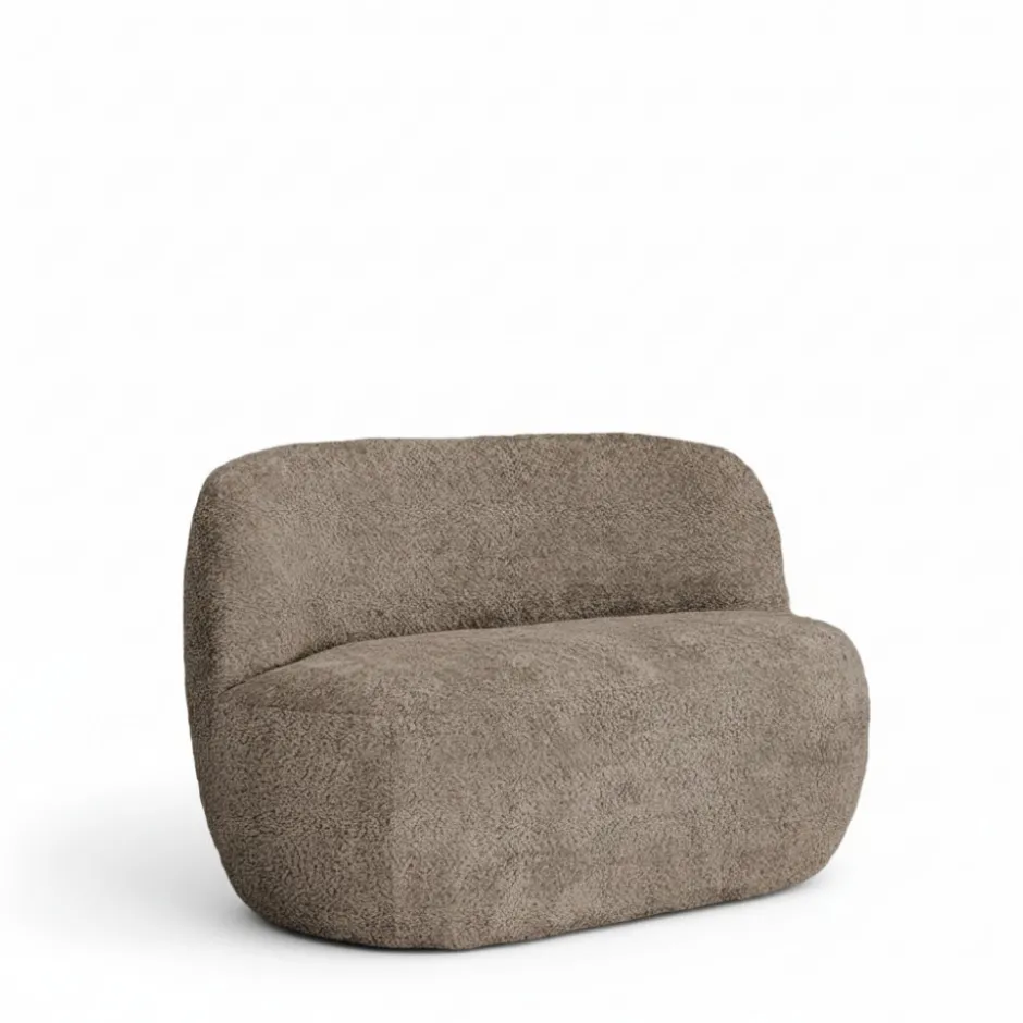 Discount Drawer MO Banquette 2 places en tissu bouclette