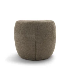 Outlet Drawer MO Fauteuil rond en tissu bouclette