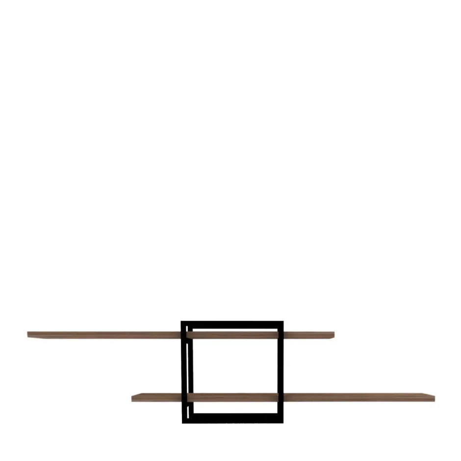 New Drawer MOA Étagère murale en bois et métal L120cm
