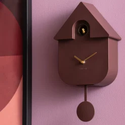 New Karlsson MODERN CUCKOO ORO Horloge murale en métal avec coucou