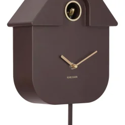 New Karlsson MODERN CUCKOO ORO Horloge murale en métal avec coucou