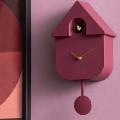 New Karlsson MODERN CUCKOO ORO Horloge murale en métal avec coucou