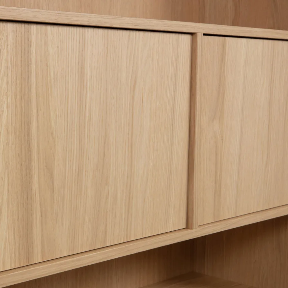 Hot Vtwonen MODULAIR Bibliothèque 2 portes en bois H199cm